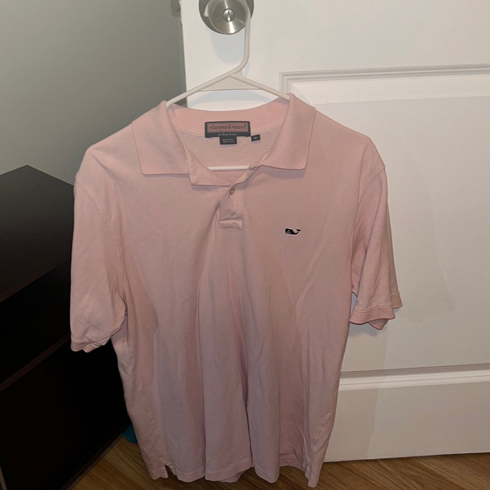 Vineyard vines men’s medium pink polo